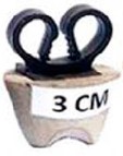 Separador De Concreto De Fierro 3 Cm x 100 Und