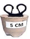 Separador De Concreto De Fierro 5 Cm x 50 Und